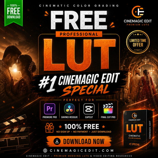 Cinemagic Edit Special – FREE Cinematic Professional LUT