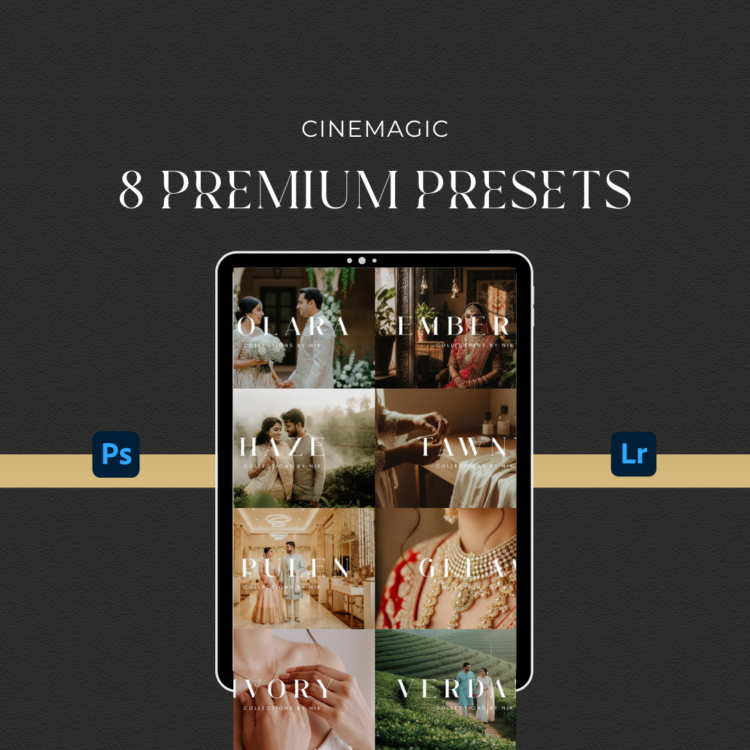 Cinemagic Edit 8 Premium Presets Photoshop & Lightroom