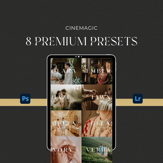 Cinemagic Edit 8 Premium Presets Photoshop & Lightroom